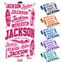 Personalized Pink Surf Beach Towel with Name - image 1