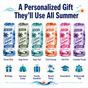 Personalized Teal Surf Beach Towel with Name - image 2
