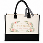 Love in Bloom Wedding Weekend Floral Tote Bag - image 1
