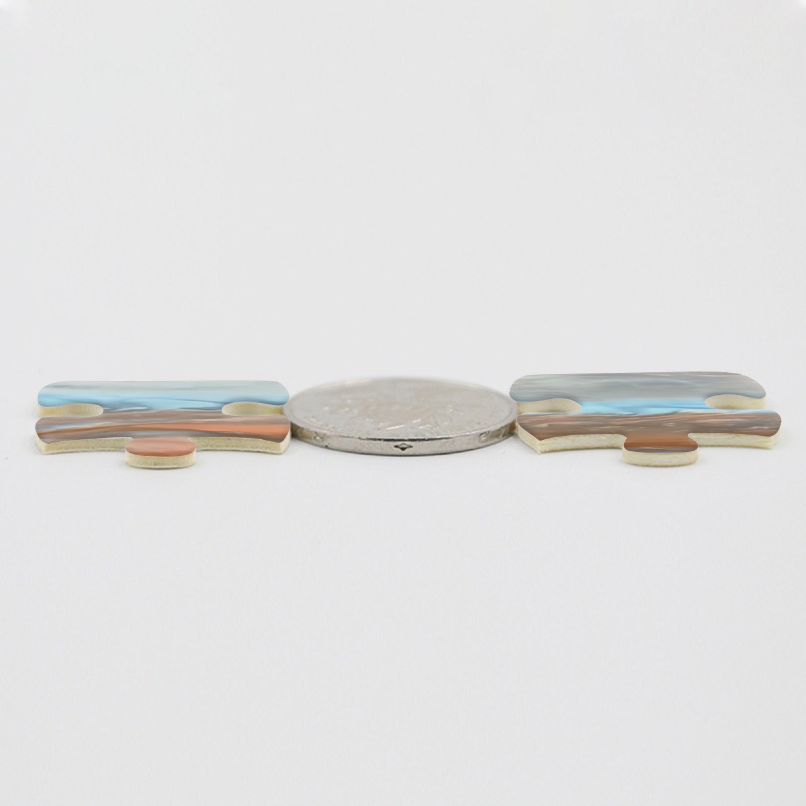 Jupiter Round Puzzle 68/120/195PC - Seamless Gas Giant Jigsaw with Storm Texture & Cosmic Gradient (360° Art)