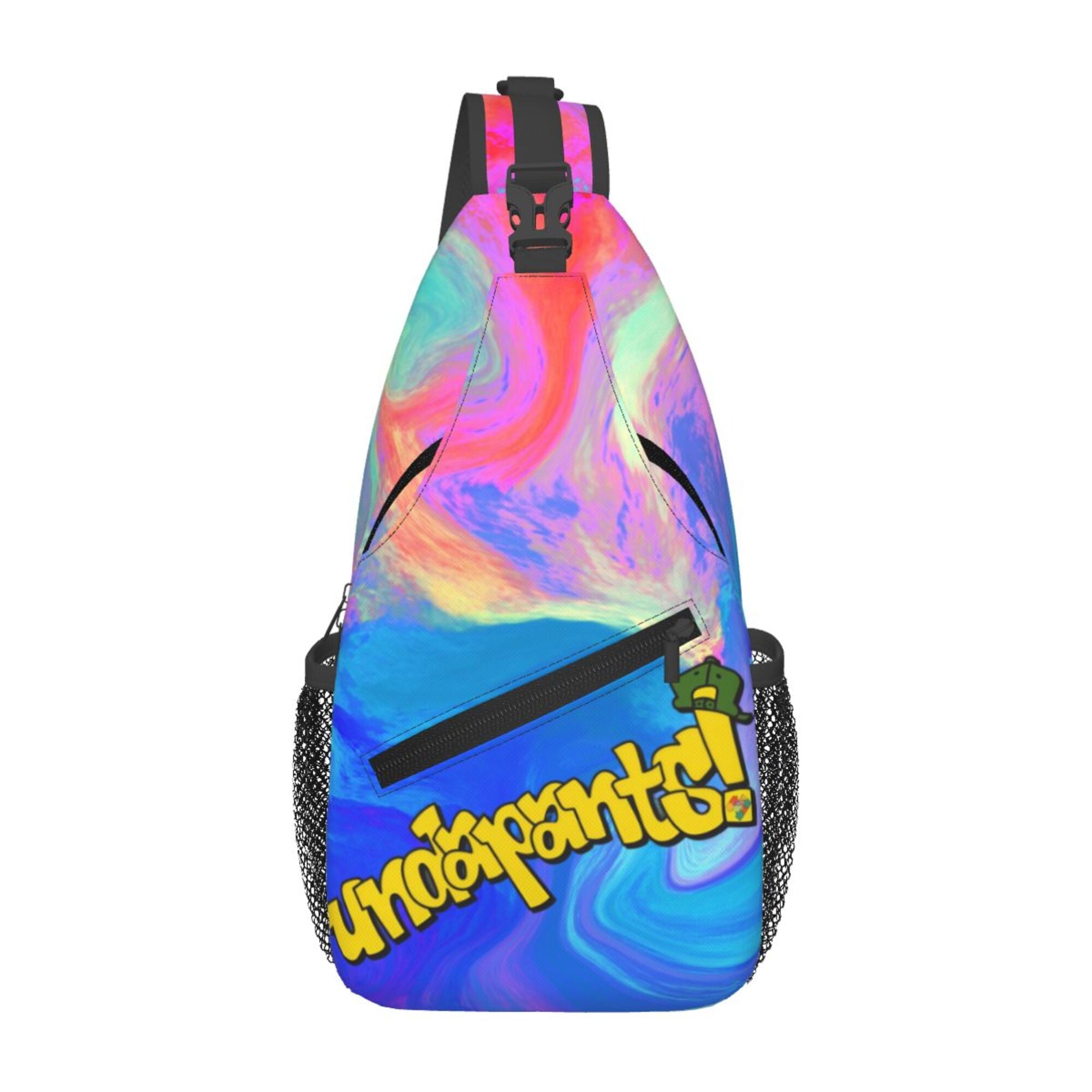 Men's Customizable Crossbody Sling Bag - Large Capacity Chest Pack for Travel & Daily Essentials (Durable Polyester)