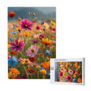 Botanical Wooden Jigsaw Puzzles 1000PC - Framable Floral Art Therapy for Adults (29.5''x19.7'')