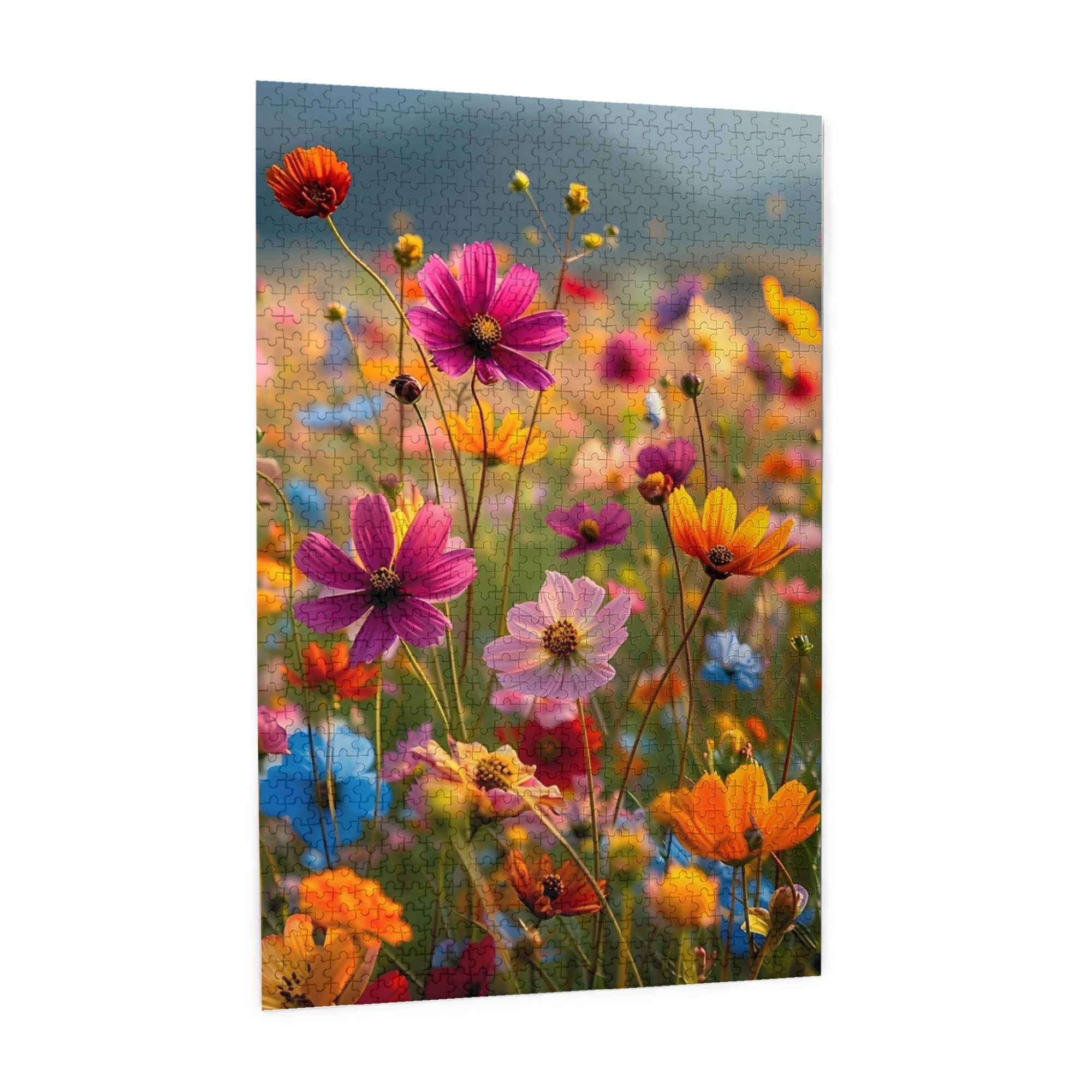 Botanical Wooden Jigsaw Puzzles 1000PC - Framable Floral Art Therapy for Adults (29.5''x19.7'')