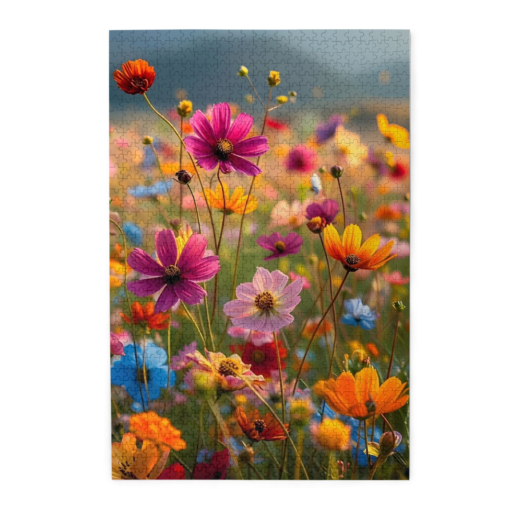 Botanical Wooden Jigsaw Puzzles 1000PC - Framable Floral Art Therapy for Adults (29.5''x19.7'')