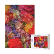 Floral Wooden Jigsaw Puzzle 300/500/1000PC | Botanical Stress Relief Art & Framable Wall Decor (16''x11'')