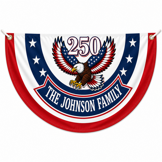 Personalized USA 250th Anniversary Bunting Flag - Style 06 product image 1