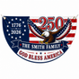 Personalized USA 250th Anniversary Bunting Flag - Style 07 product image 1