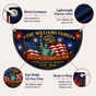 Personalized USA 250th Anniversary Bunting Flag - Style 17 product image 4