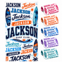 Personalized Navy Surf Beach Towel with Name - image 1