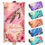 Personalized Pink Turtle Beach Towel with Name - image 1