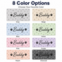 Personalized Pet Feeding Mat with Name and Paw Print product image 3