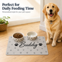 Personalized Pet Feeding Mat with Name and Paw Print product image 5
