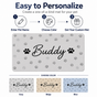 Personalized Pet Feeding Mat with Name and Paw Print product image 4