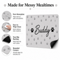 Personalized Pet Feeding Mat with Name and Paw Print product image 6