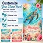 Personalized Aqua Turtle Beach Towel with Name - image 2