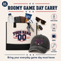 Personalized Athletic Name Number Game Day Tote Bag and Cap Set - Gray product image 7