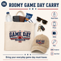 Personalized Game Day Tote Bag and Cap Set - Classic Navy Red product image 6