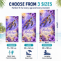 Personalized Purple Turtle Beach Towel with Name - image 3