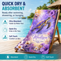 Personalized Purple Turtle Beach Towel with Name - image 5