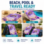 Personalized Purple Turtle Beach Towel with Name - image 6