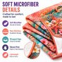 Personalized Coral Turtle Beach Towel with Name - image 4