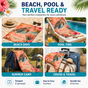 Personalized Coral Turtle Beach Towel with Name - image 6