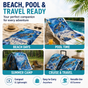 Personalized Navy Turtle Beach Towel with Name - image 6