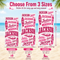 Personalized Pink Surf Beach Towel with Name - image 3