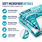 Personalized Teal Wave Beach Towel with Name - image 4