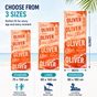 Personalized Coral Wave Beach Towel with Name - image 3