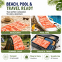 Personalized Coral Wave Beach Towel with Name - image 6