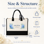 Personalized Maid of Honor Hydrangea Tote Bag - image 2