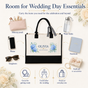 Personalized Maid of Honor Hydrangea Tote Bag - image 5