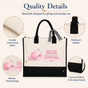 Bride Cowgirl Pink Wedding Tote Bag - image 4