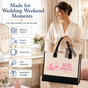 Bride Cowgirl Pink Wedding Tote Bag - image 5
