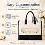 Happily Ever After Floral Wedding Tote Bag - image 2