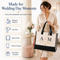 Personalized Wedding Initials Est. Tote Bag - image 5