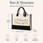 Bridesmaid Floral Wedding Tote Bag - image 3
