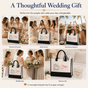 She's Tying the Knot Pink Bow Wedding Tote Bag - image 6