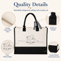 Personalized Mr & Mrs Line Art Wedding Tote Bag - image 4