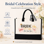 Bride To Be She Said Yes Champagne Tote Bag - image 2