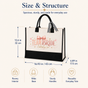 Team Bride Pink Bow Wedding Tote Bag - image 3