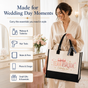 Team Bride Pink Bow Wedding Tote Bag - image 5