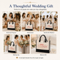 Team Bride Pink Bow Wedding Tote Bag - image 6