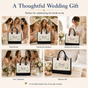 Bride To Be White Floral Wedding Tote Bag - image 6