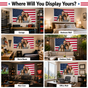 Custom Photo American Flag Banner - Classic Red White Blue product image 3