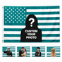 Custom Photo American Flag Banner - Teal Green product image 7