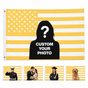 Custom Photo American Flag Banner - Soft Gold product image 7