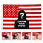 Custom Photo American Flag Banner - Crimson Red product image 1