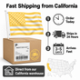 Custom Photo American Flag Banner - Soft Gold product image 1
